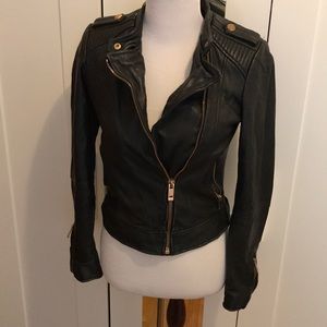 Zara Genuine Leather Jacket